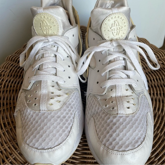 Nike Air Huarache Men Shoes size 12 white/cream - Picture 7 of 16